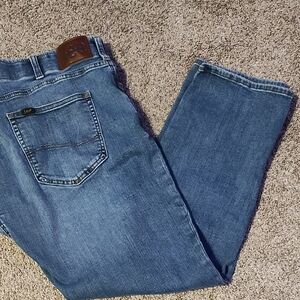 Lee Men's Straight-Leg Denim Jeans - Medium Blue Wash